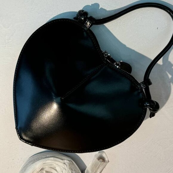 Mini Leather and Suede Handbag “Heart Chic” - Picture 2 of 13